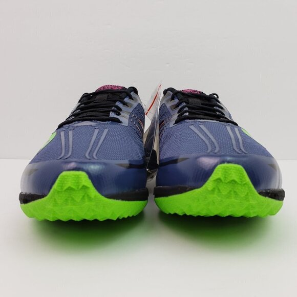 Saucony Kilkenny XC7 Spike Womens Size 10.5 Gray Green Pink Running Track Cleats - Picture 6 of 13